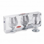 Bistro" наб. 3-х фужеров коньяк 360сс /8 44188*