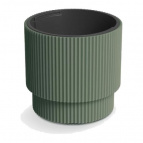 DBMIN400-2411U Кашпо MILLY d39,5 h37,5см 20/38л зеленый (pine green) с вкладышем (ш/к 7785)