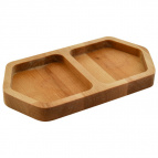 Менажница "Твин". 2 ячейки. Размер 10х18,5х1,8см. NEW