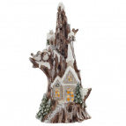 Фигурка декоративная "Домик" (подсветка, 3xAAA),  L41 W31 H74,5 см