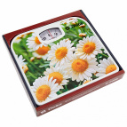 Весы напольные DELTA  D-9408 "Ромашки", 130кг