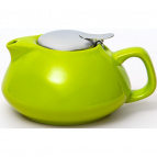 ФЕЛИЧИТА, чайник 750мл с фильтром, ГЛАЗУРЬ, зеленый, цветная упаковка