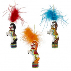 Украшение новогоднее "Лошадка", L6 W3,5 H14 см, 3в.