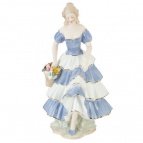 Фигурка декоративная "Девушка", L16,5 W15,5 H31 см