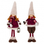 Игрушка набивная "Мальчик/девочка", L18 W7 H47 см, 2в.