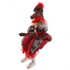 Игрушка набивная сидя "Лошадь" (муж), L18 W16 H43 см (полка 24 см.)