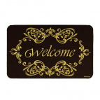 Коврик придверный "Welcome" ажурный 50*80см, "VORTEX" / 18