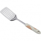 74-302 Лопатка кулинарная с прорезями 34см (нерж. сталь/пластик) Linea CUCINETTA