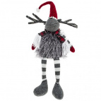 Игрушка набивная с подсветкой "Олень" (CR2032x2, прилаг.), L28 W15 H65 см