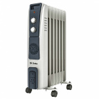 Обогреватель масляный  D12F-7 "DELTA" 1500Вт, с ВЕНТИЛЯТОРОМ, 7 секций, площ обогр 10-15 м², св-серый