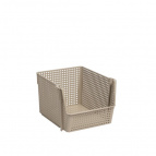 Корзинка для хранения "Лофт"10л штабелируемая (латте)