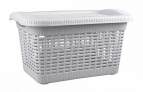 Корзина Универсальная 20Л, 450Х300Х250 Мм (Светло-Серый)