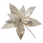 Цветок искусственный "Пуансеттия", L32 W32 H44 см