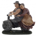 Фигурка декоративная "Бабушка с дедушкой", L18 W8,5 H18 см