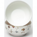 ЛАТОНА ПЕРСИЯ, набор 2 салатника 330мм, NEW BONE CHINA, цветная упаковка