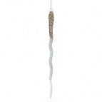 Украшение новогоднее "Сосулька", L2 W2 H29,5 см