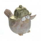 Фигурка декоративная "Воробей", L14 W15 H13,5 см, 2в.