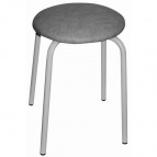8001/3 Табурет стальной кругл. сид. (серый) (5)