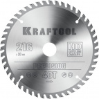 KRAFTOOL PRECISSION 216х30мм 48Т, диск пильный по дереву