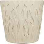 Горшок для цветов InGreen Winds D 340мм/20 л с дренажной вставкой 18,7л белоснежный жасмин