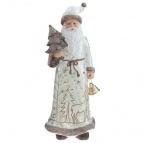 Фигурка декоративная "Дед мороз", L13 W13 H31 см