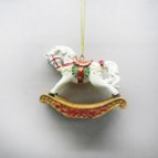 Изделие декоративное подвесное "Лошадка",  H6,5 см