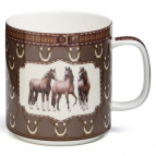КРУЖКА LEFARD "HORSE CLUB" 400 МЛ (КОР=48ШТ.)