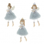 Изделие декоративное подвесное "Ангел", 3 в., L9 W4 H17 см, 3в.