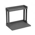 Подставка-органайзер VIKEA настольная 2-х ярусная (серый)