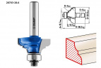 Фреза кромочная калевочная №3, D= 28,6мм, рабочая длина-12,7мм, радиус-4мм, хв.-8мм, d-12,7мм, ЗУБР Профессионал
