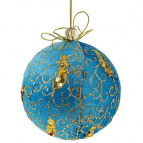 Украшение новогоднее "Шар", D 18 см, L18 W18 H21 см