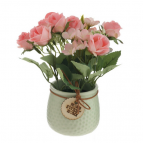 Цветочная композиция "Роза", L16 W16 H19,5 см