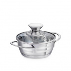 93-BIMv-01 Кастрюля 0,6 л. ст./кр. 12х5 см.  Linea BIMBO vitro