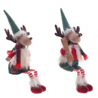 Игрушка набивная "Олень", L24 W14 H58/26 см, 2в.