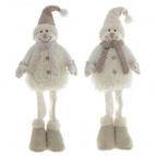 Игрушка набивная "Снеговик", L23 W12 H69 см (в полку L23 W12 H50 см), 2в.