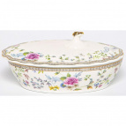 ЭКЛАТ, паштетница 150мм 190мл с/крышкой, NEW BONE CHINA, цветная упаковка