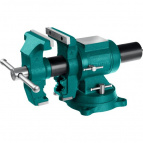 KRAFTOOL Чугунные слесарные тиски  3D Multi-Purpose, 125 мм (32706-125)