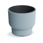 DBMLR400-443U Кашпо MILLY d39,5 h35см 20/33л св. серый (light gray) с вкладышем (ш/к 7938)