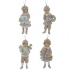 Изделие декоративное подвесное "Ребёнок", 4 в., L4,5 W4 H11 см, 4в.
