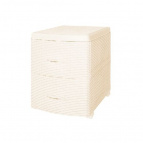 Комод-тумба "Ротанг" 2-х секц. (слоновая кость)