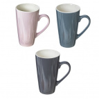 Кружка (кратность 6 шт), 550 мл, L13 W9 H15,5 см, 3в., (сорт 1,2)