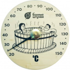 Термометр "Удовольствие" 16*16*1,5см для бани и сауны