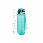 Бутылка для воды "Style Matte" аквамарин 7,8*7,8*28,5 см 1000 мл, высота до крышки 24 см, с ситом, с защитным клапаном от протечек, кнопкой для открыв