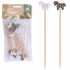 Шпажки для канапе "Лошадки". Набор 24 шт. Длина 12 см. NEW