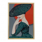 Панно "Девушка", L51 W2,5 H71 см