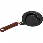 Мини-сковорода "Сердце" с антипригарным покрытием 12*26 см Marmiton 100