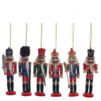 Фигурка декоративная "Щелкунчик", набор из 6шт, L24 W3 H13 см