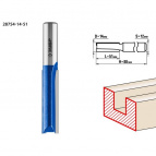 ЗУБР 14x51мм, хвостовик 12мм, фреза пазовая прямая, удлиненная