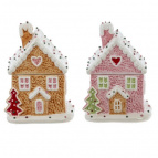 Конфетница "Пряничный дом", 400 мл, L11 W10,5 H15 см, 2в.
