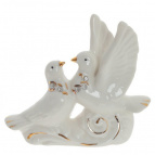 Фигурка декоративная "Голуби", L10 W3 H9 см